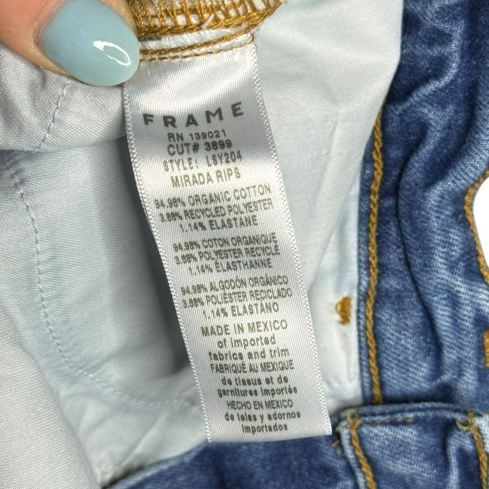 Frame Le Sylvie High Waist Slender Straight Leg Jean - Picture 6 of 6